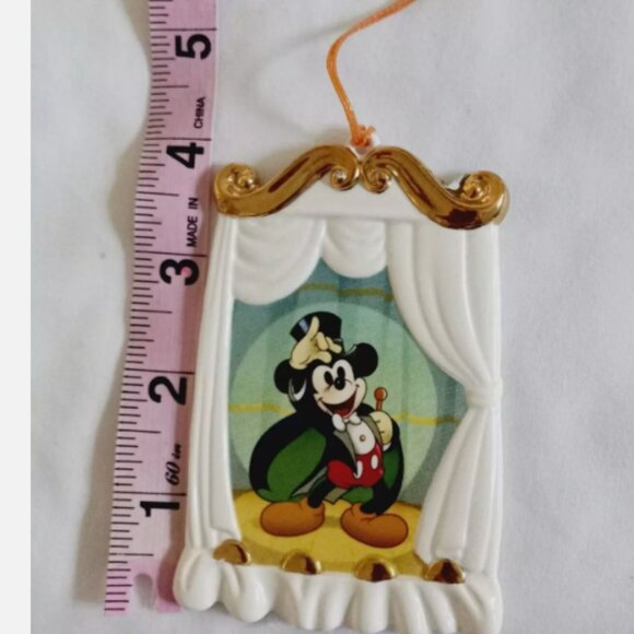 WDCC Magician Mickey Ornament 1997 Walt Disney Collectors Society EUC 4x3 - Picture 6 of 6
